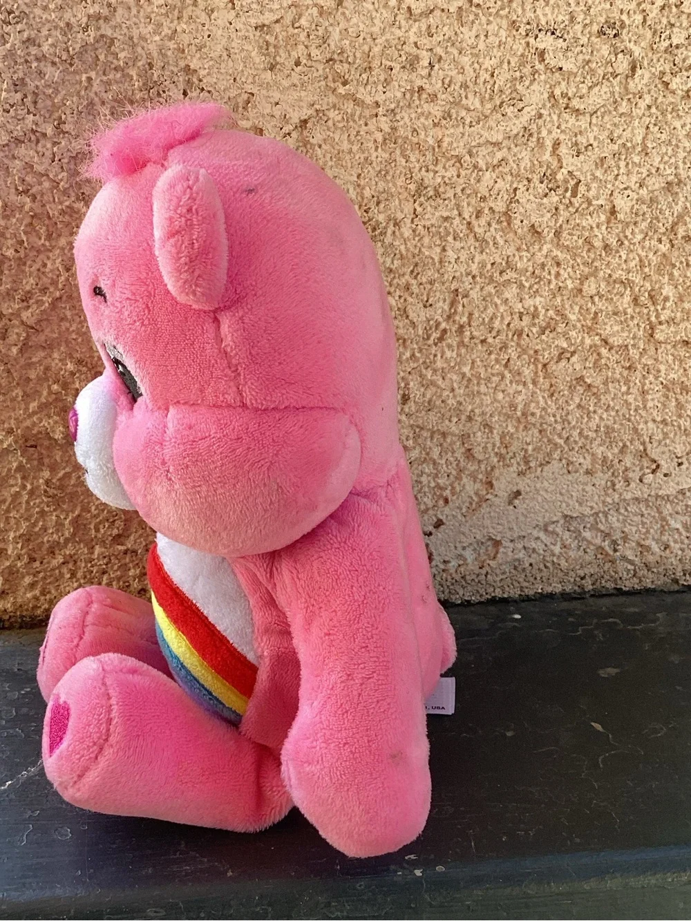 2020 Cheer Bear Pink Rainbow Care Bear Plush